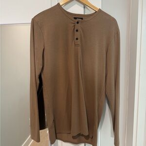 Cuts long sleeve shirt